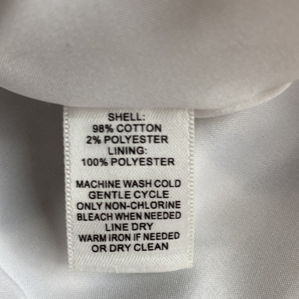 White House Black Market skirt, floral, blue - Picture 5 of 6